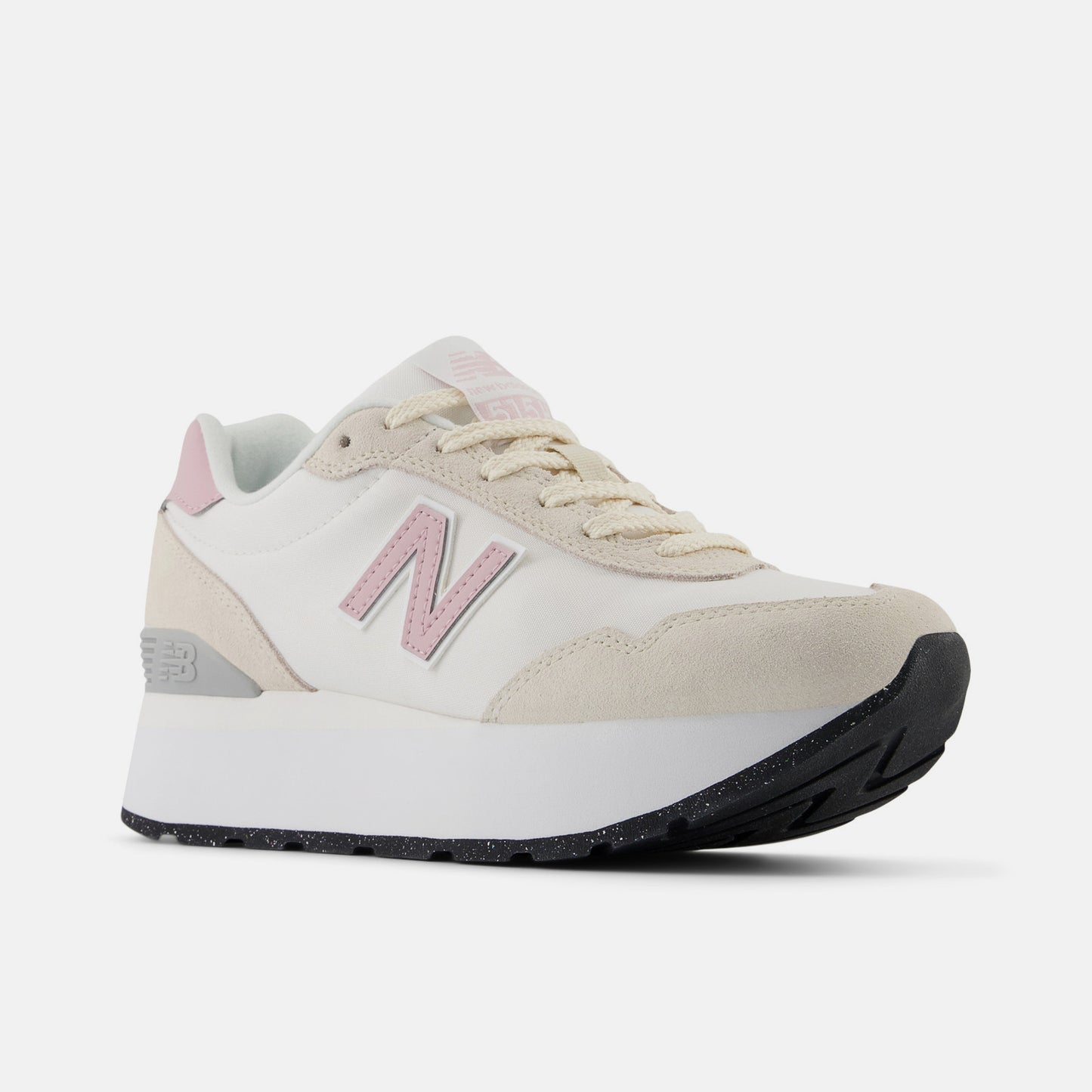 New Balance 515 suela alta beige / rosado