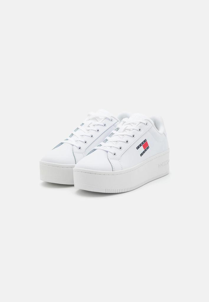 Tommy Hilfiger Plataforma Essential Blanco