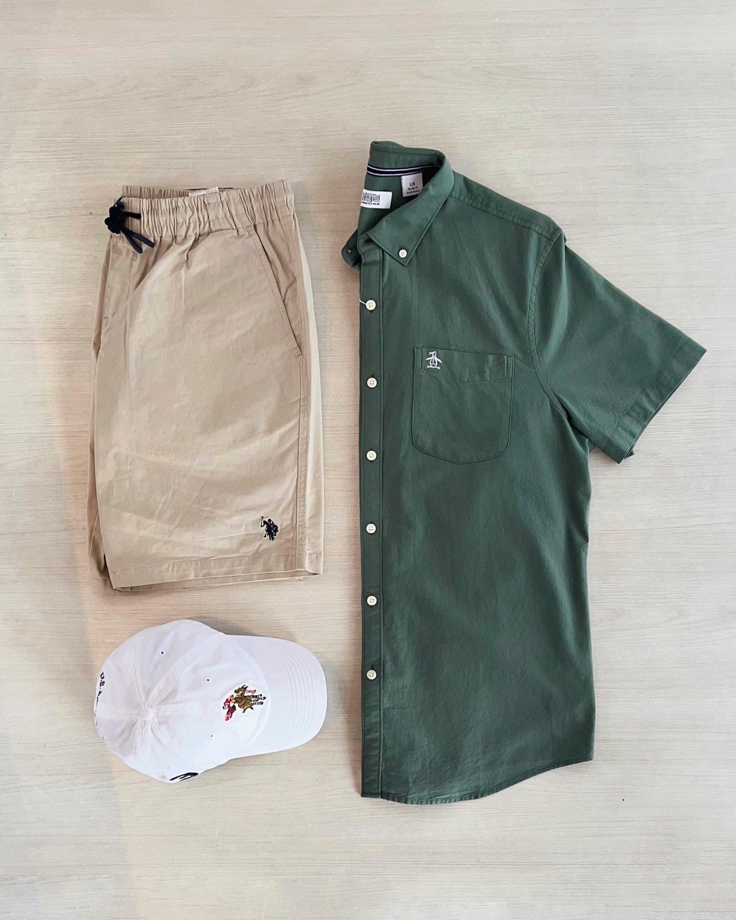 Penguin Short Sleeve Oxford Laurel