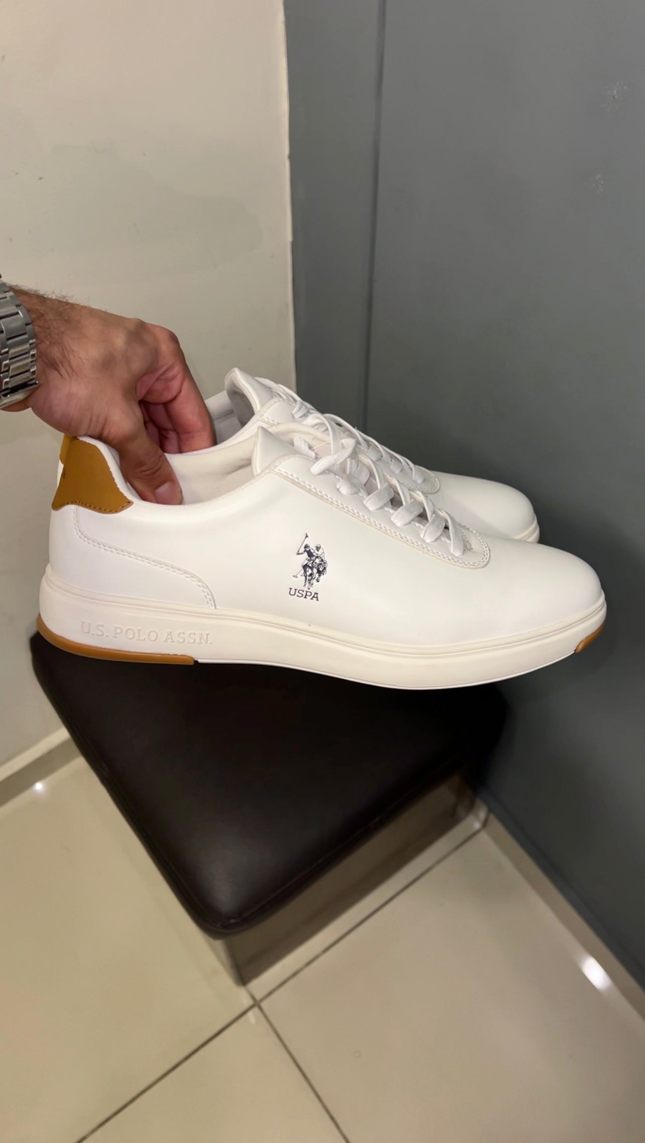 US Polo Zapato Casual Blanco