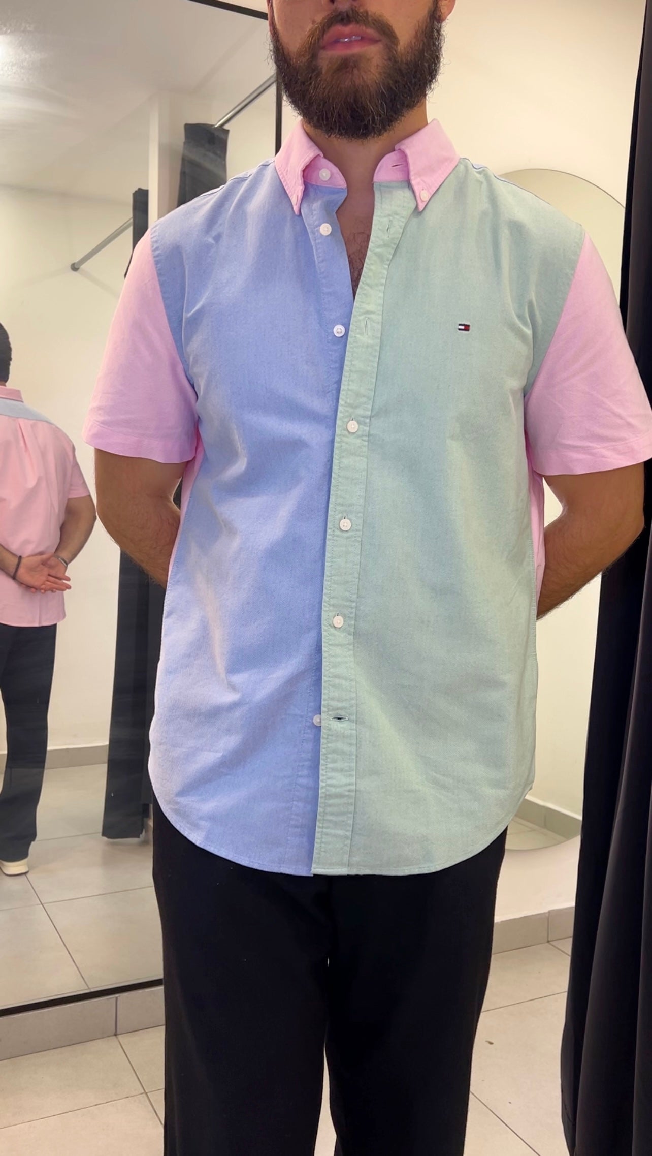 Tommy Hilfiger manga corta Blue Allover