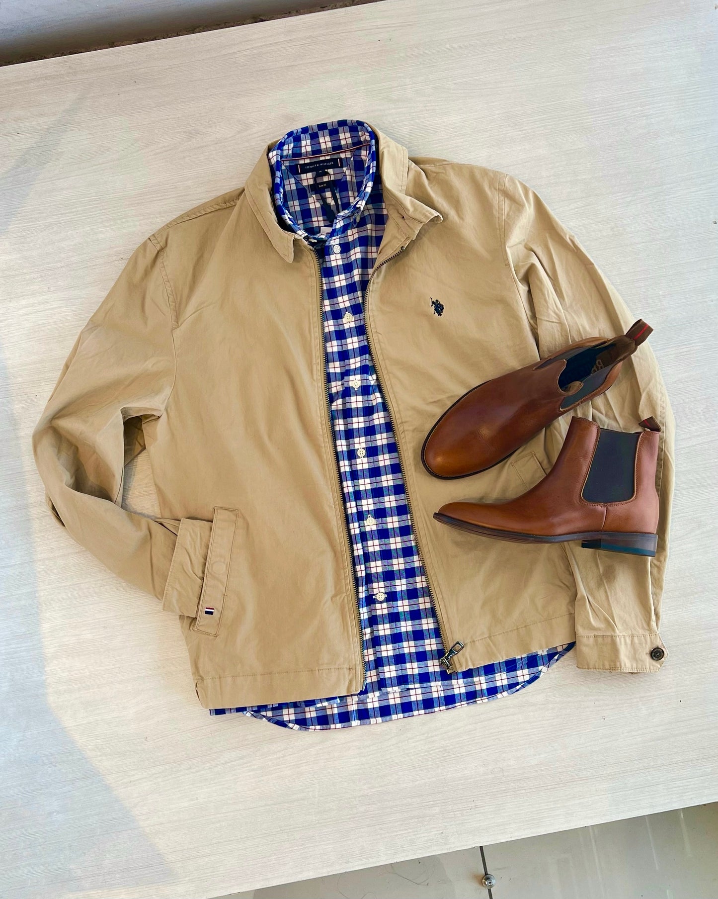 US Polo Jacket Khaki