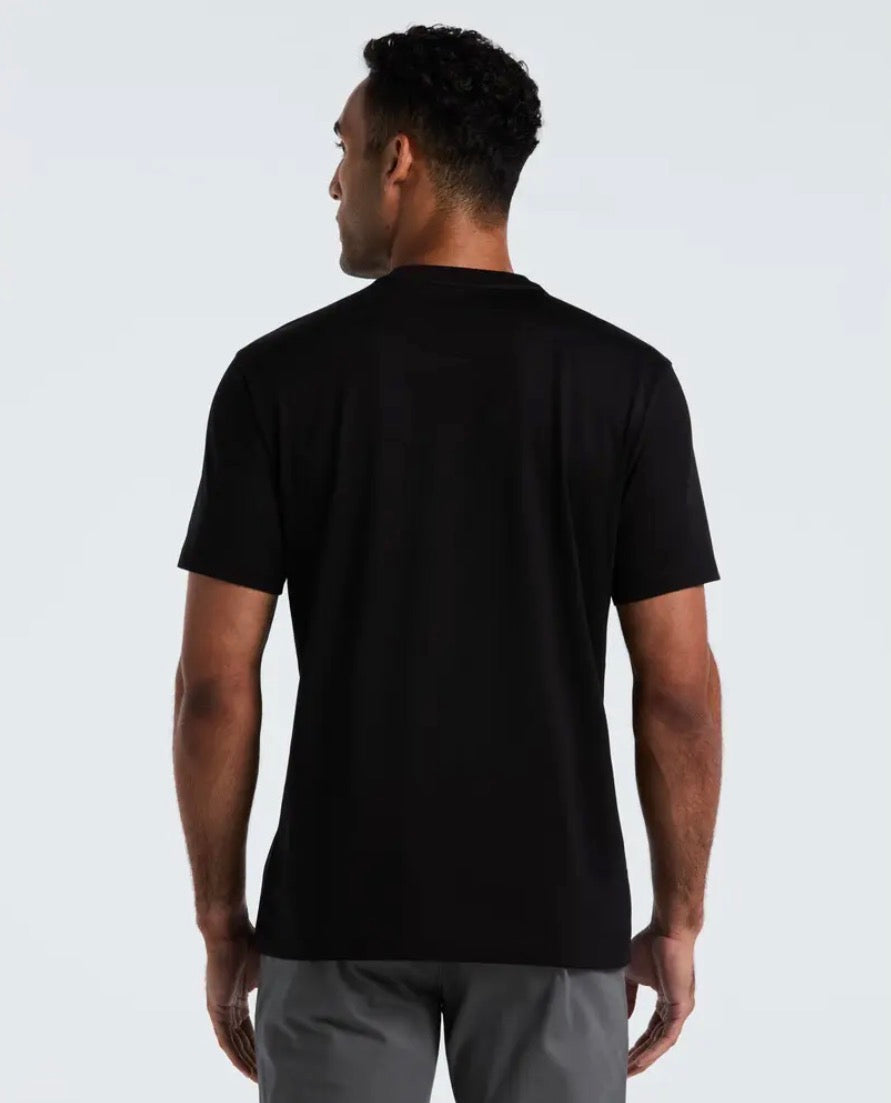 Penguin T Shirt Pocket Moda Negra