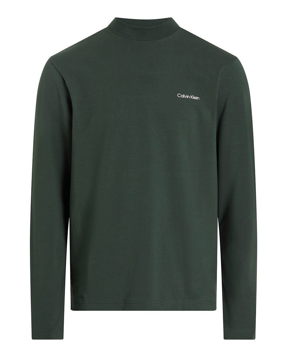 Calvin Klein T-Shirt Manga Larga Micro Logo