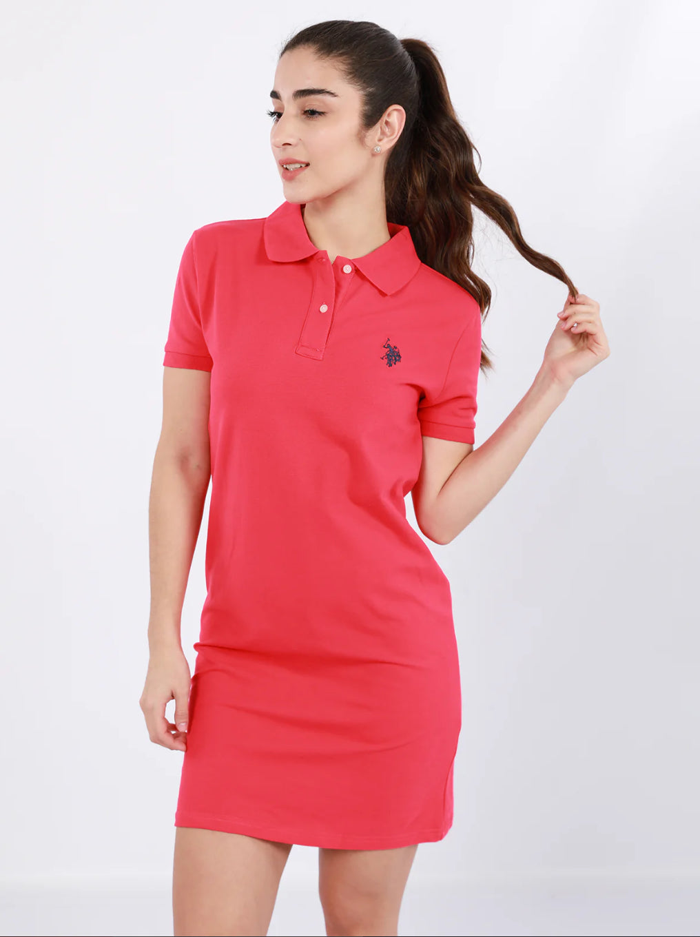 Us Polo Red Polo Dress