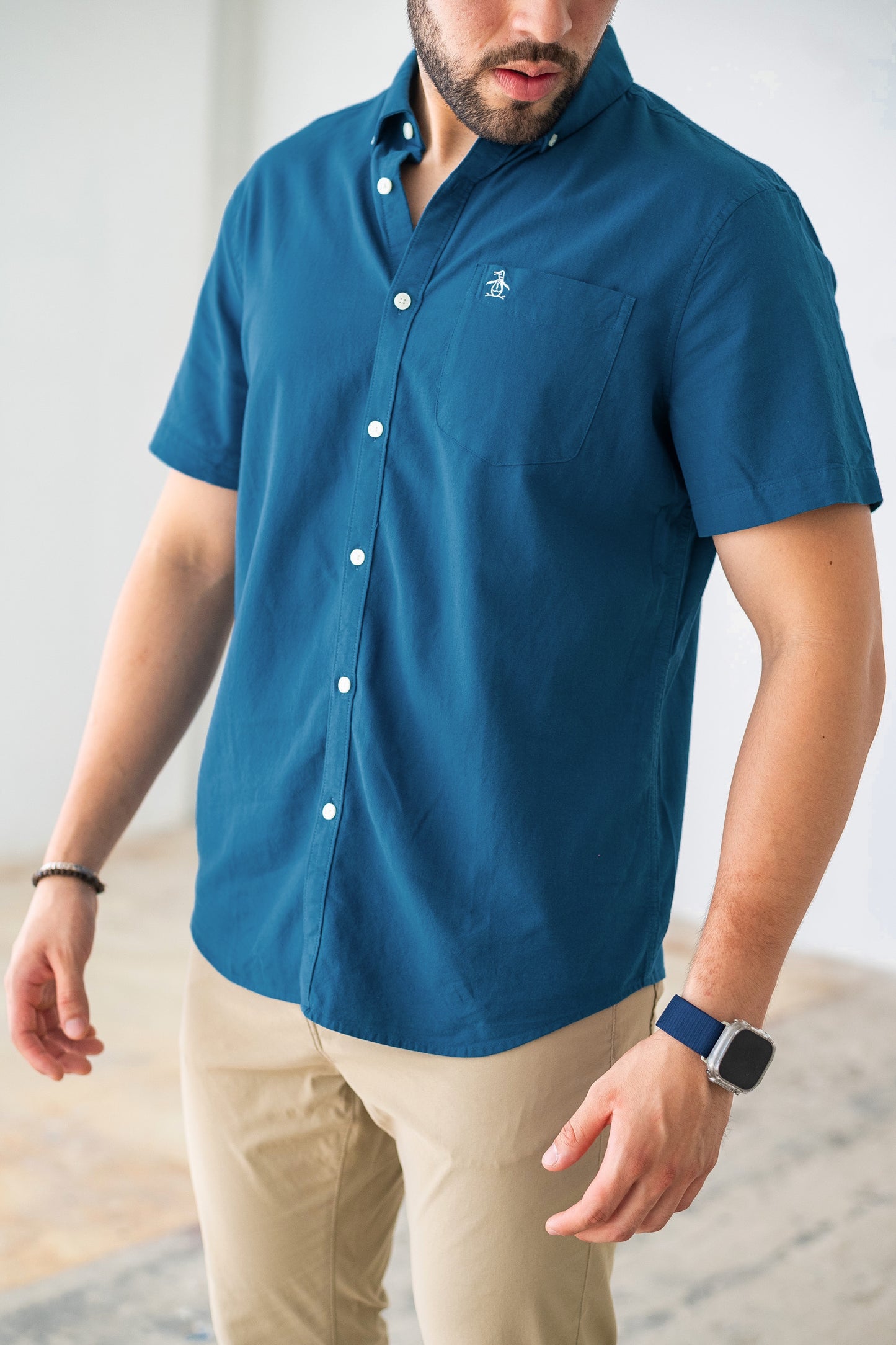 Penguin Short Sleeve Oxford Deep Dive