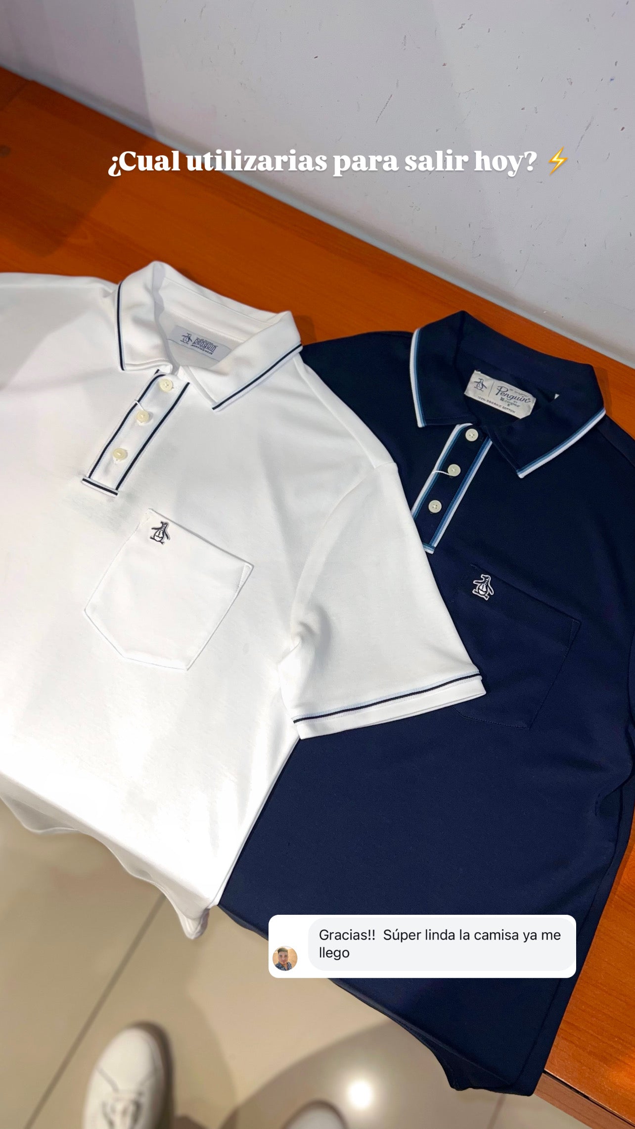 Earl Penguin White Polo Type