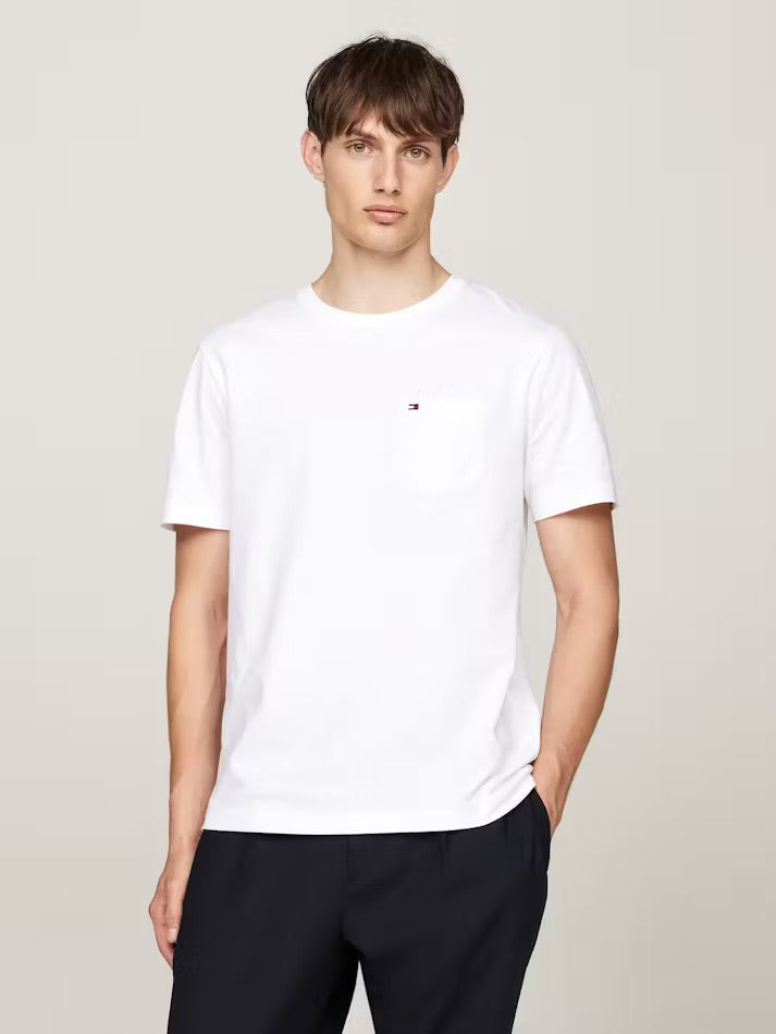 Tommy Hilfiger T-Shirt Pocket Blanca