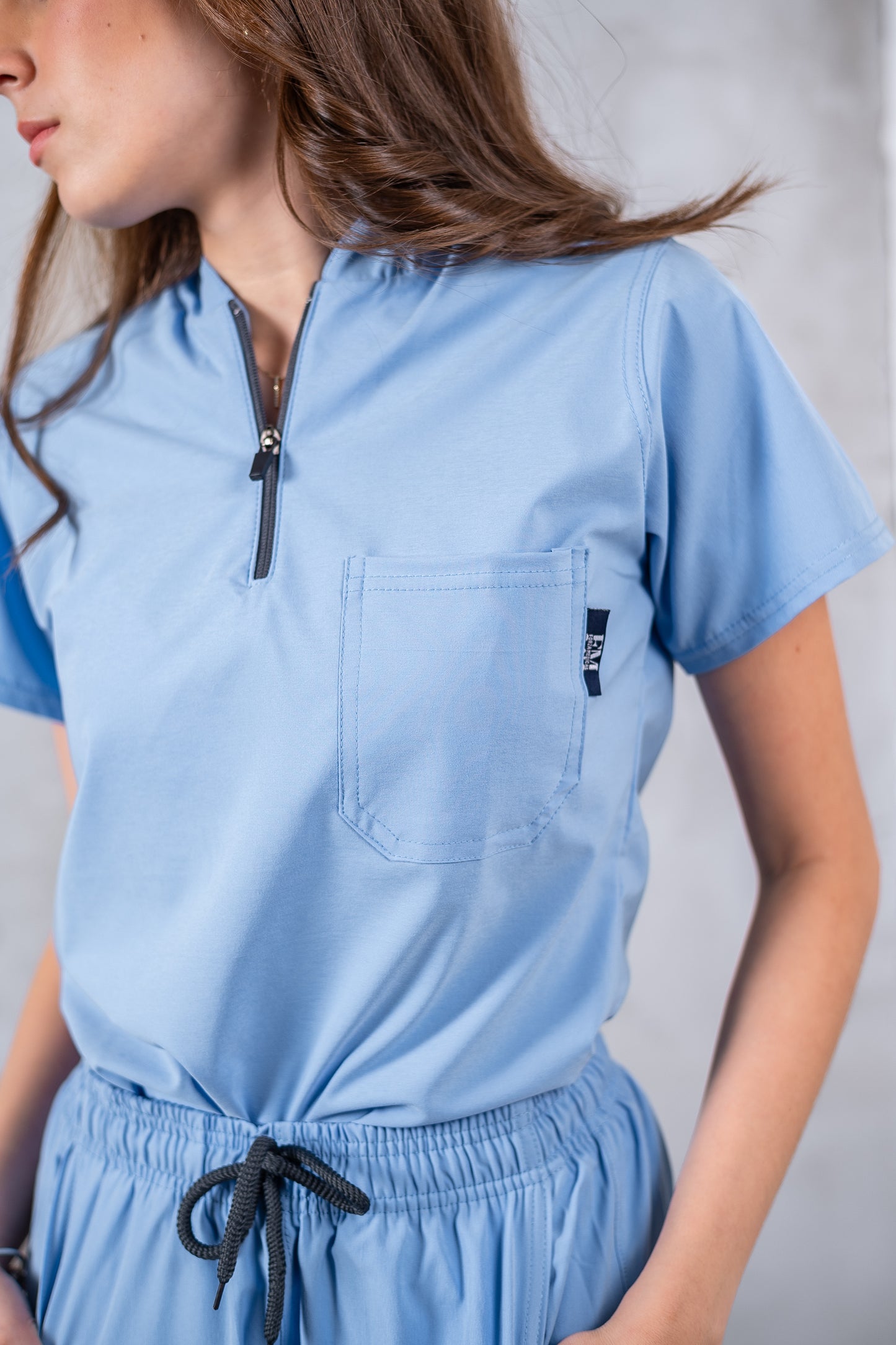 New LIGHT BLUE lady uniform
