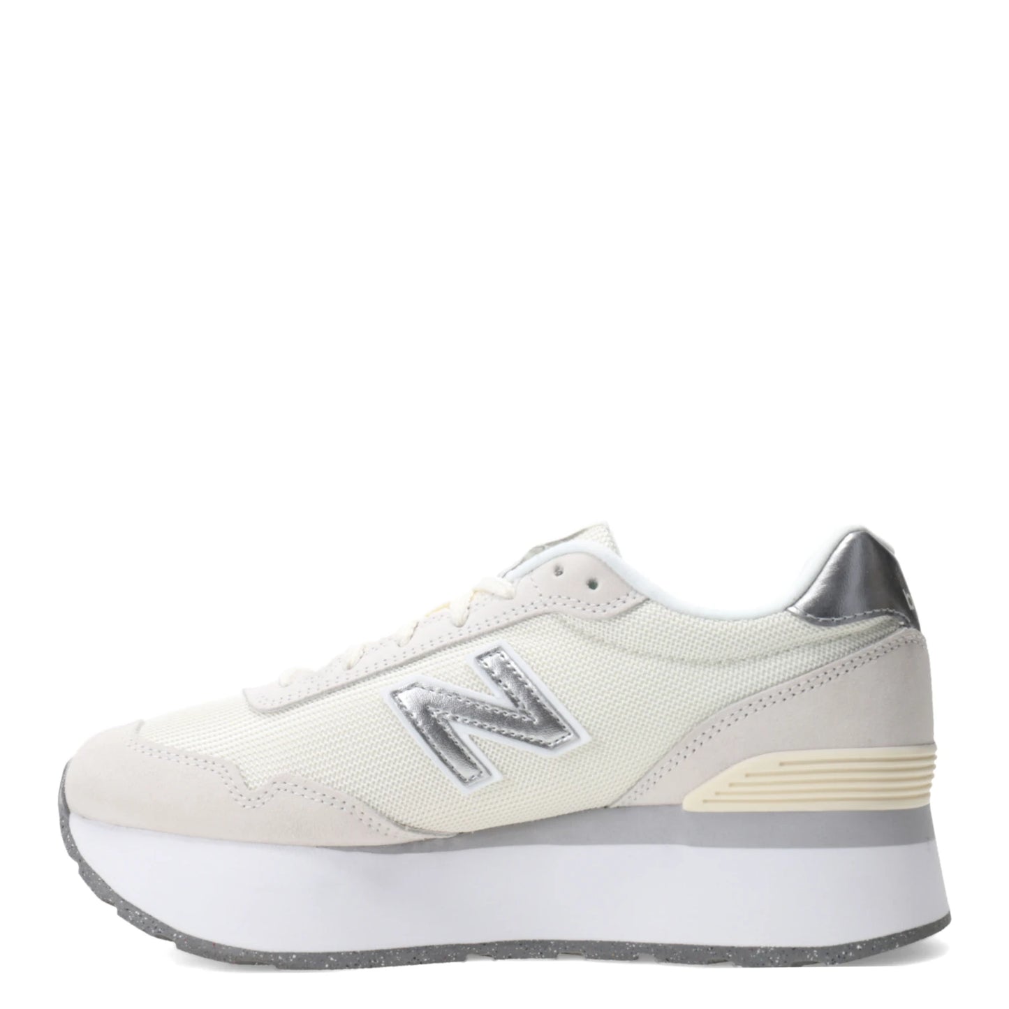 New Balance 515 suela alta plateados