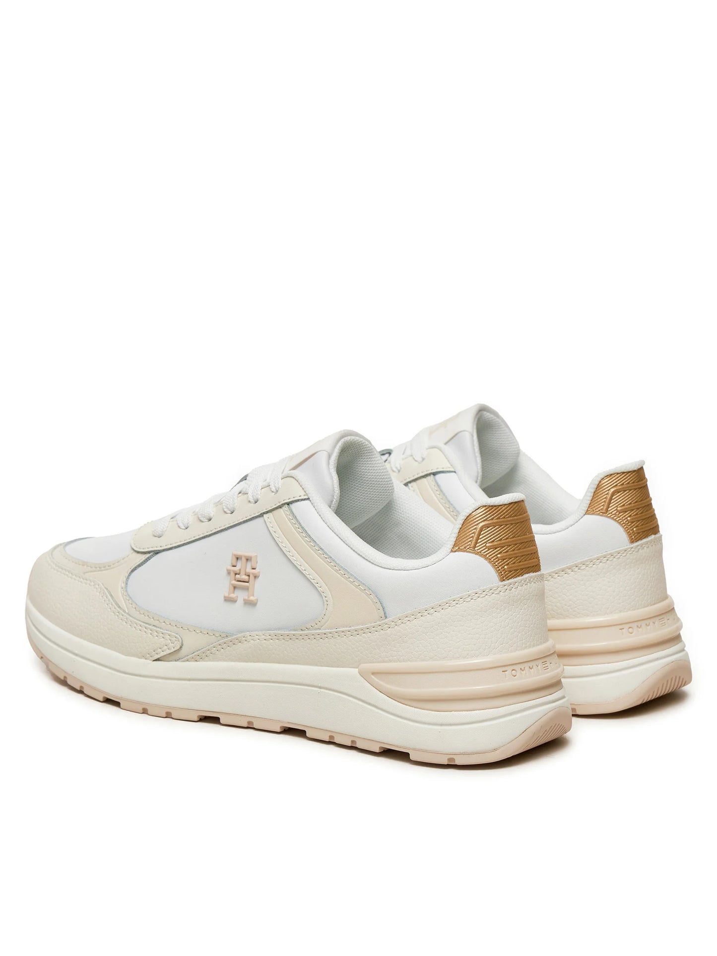 Tommy Hilfiger Sneaker Casual Fashion Runner White/Petal