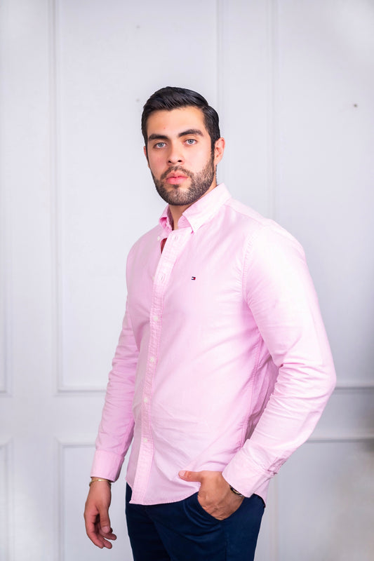 Tommy Long Sleeve Shirt Classic Pink