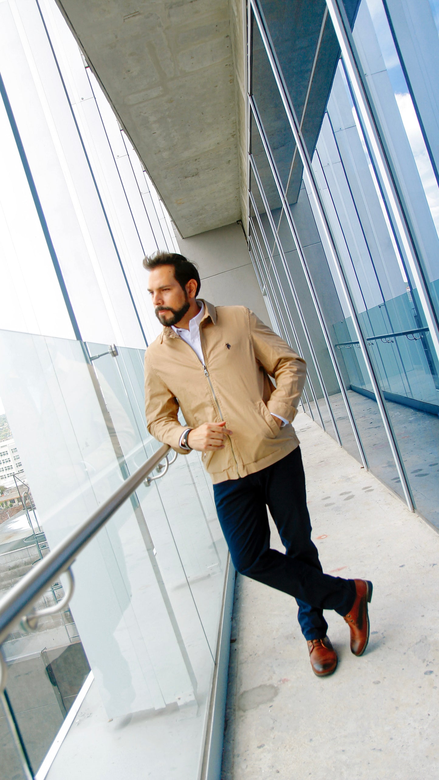 US Polo Jacket Khaki