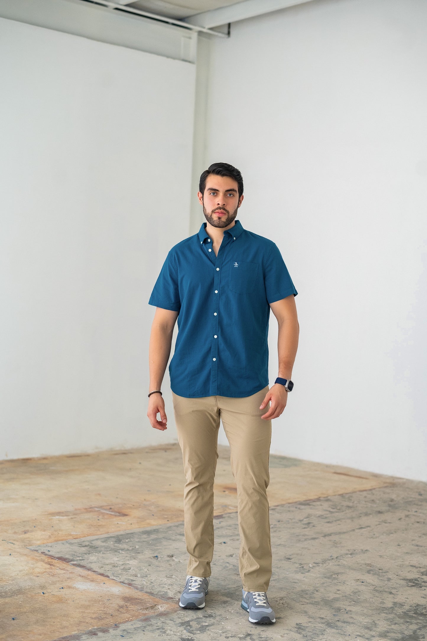 Penguin Short Sleeve Oxford Deep Dive