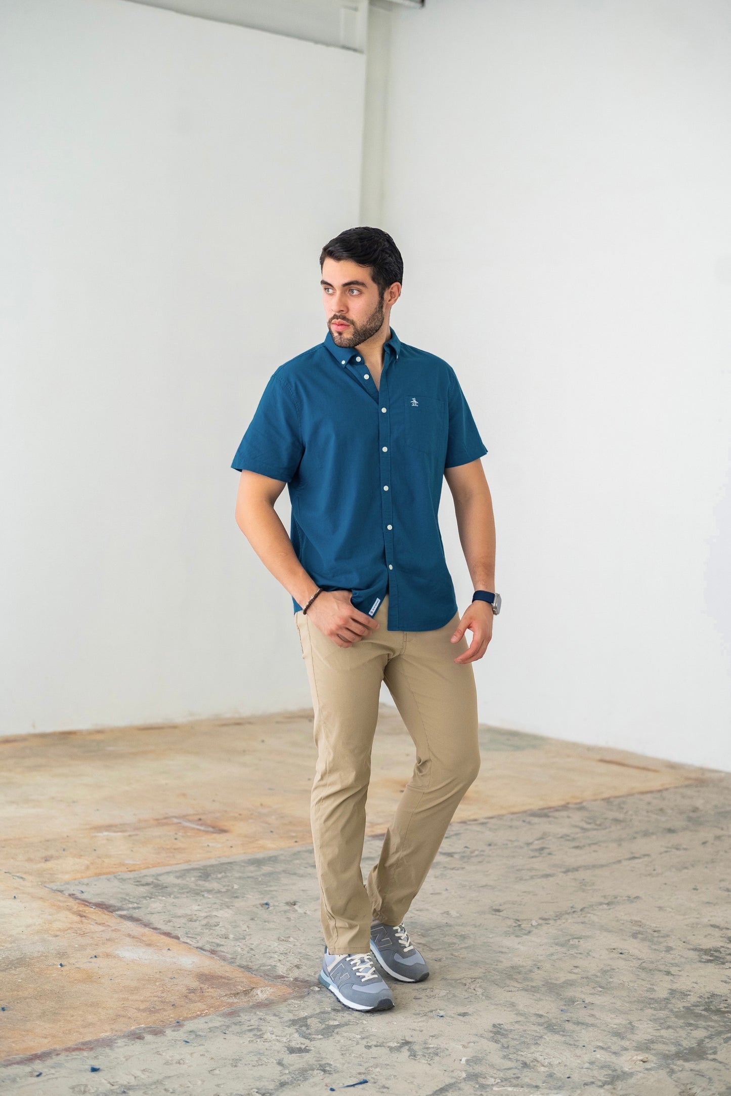 Penguin Short Sleeve Oxford Deep Dive