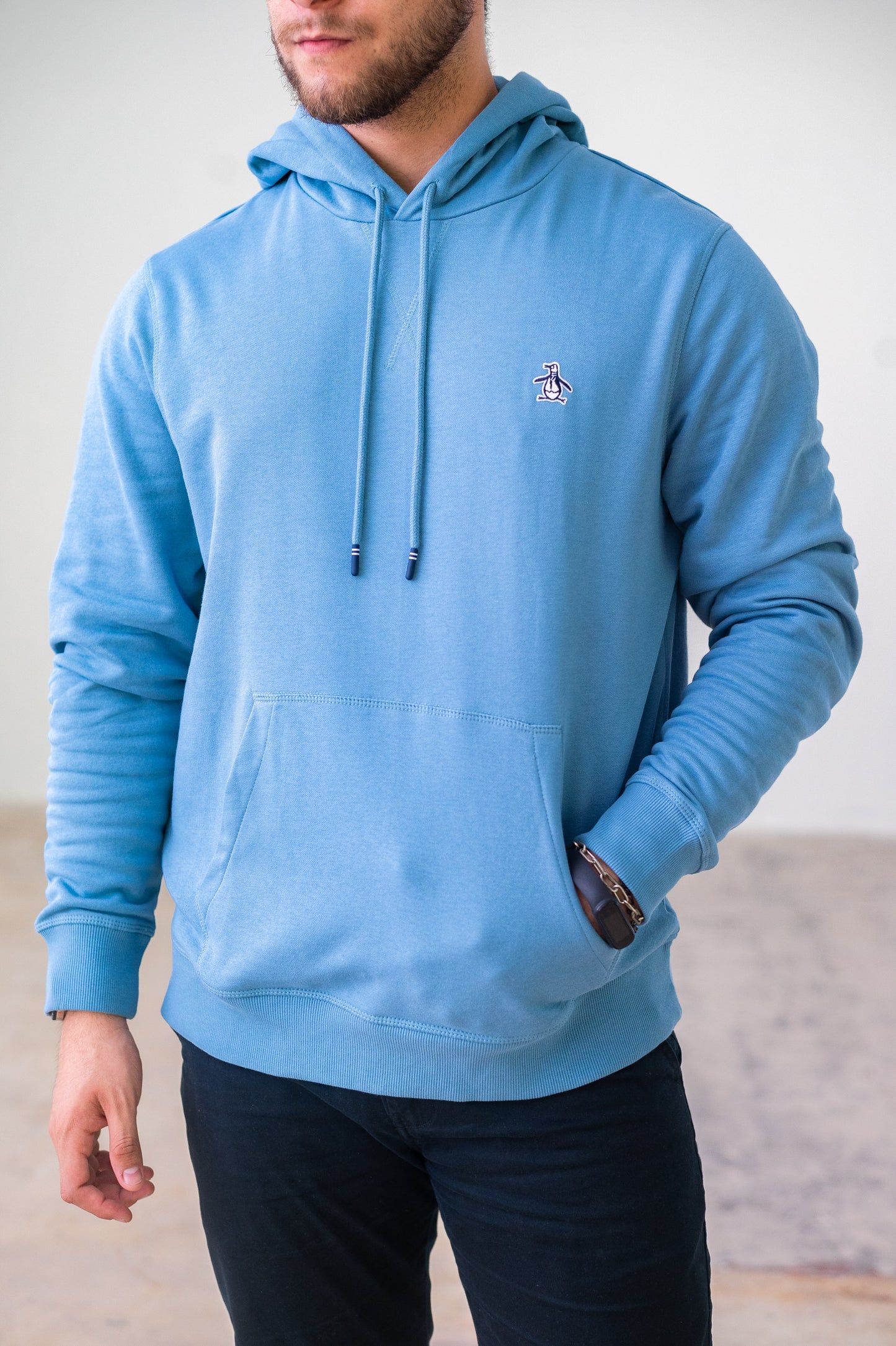 Penguin Hoodie Spring Lake blue