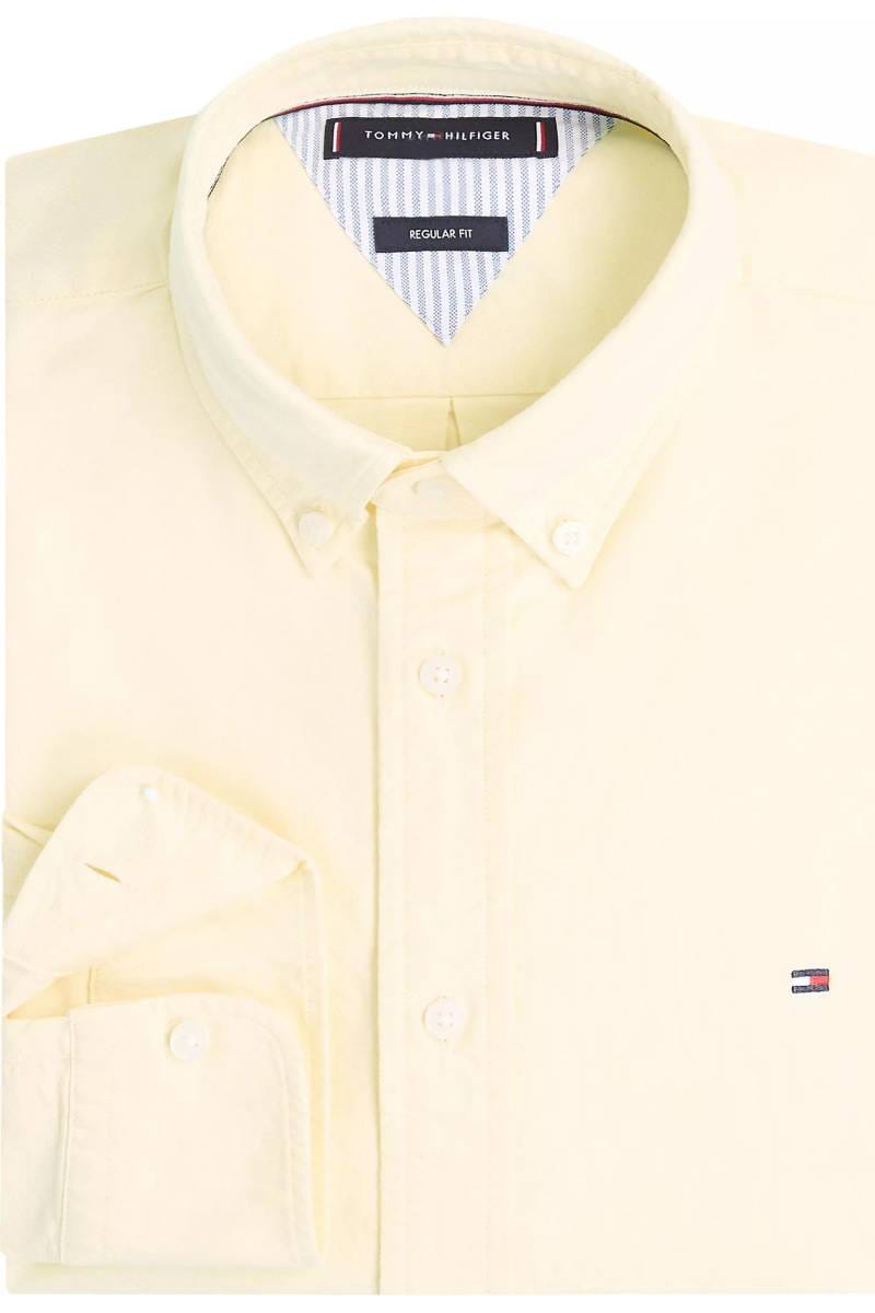 Tommy Hilfiger Oxford Manga Larga Citronella