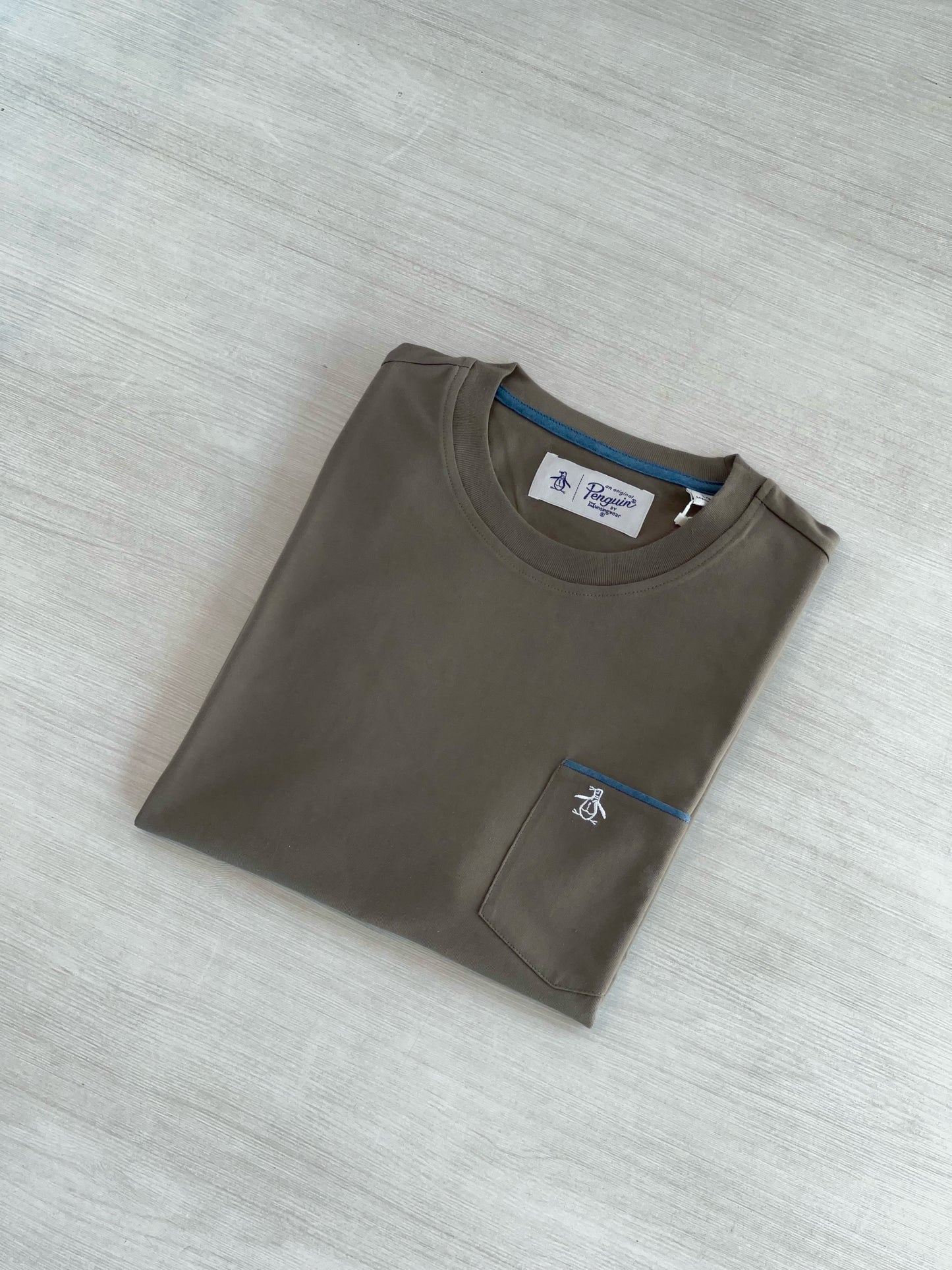 Penguin T-Shirt Pocket Army