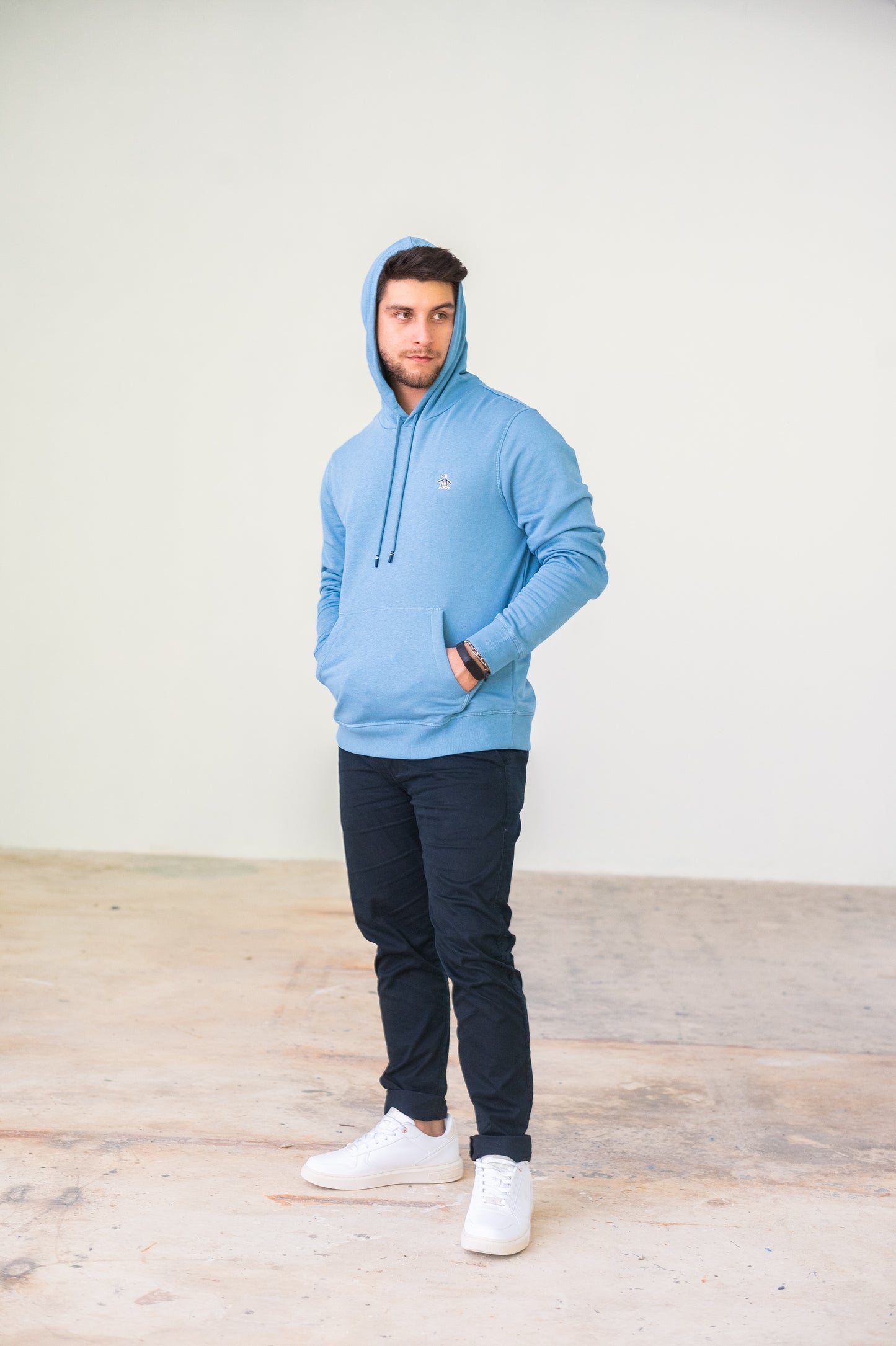 Penguin Hoodie Spring Lake blue