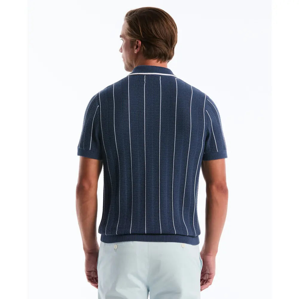 Penguin Tipo Polo Caballero Knit Tenido Rayas Sargasso sea