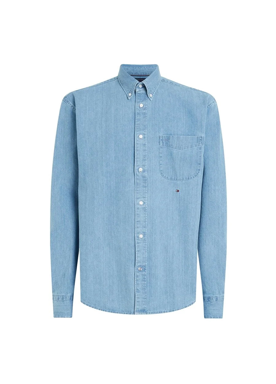 Tommy Jeans sobre camisa manga larga denim