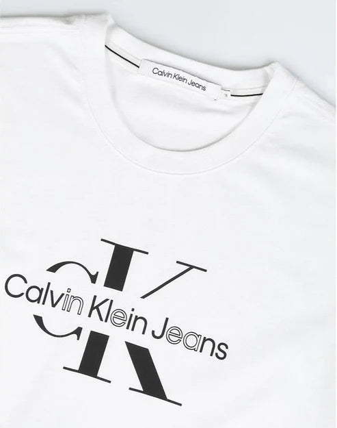 Calvin Klein T-Shirt Logo Grande Bright White