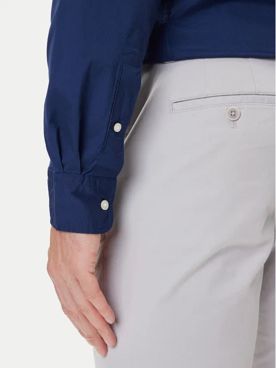 Tommy Hilfiger Camisa Manga Larga Flex Preppy Navy