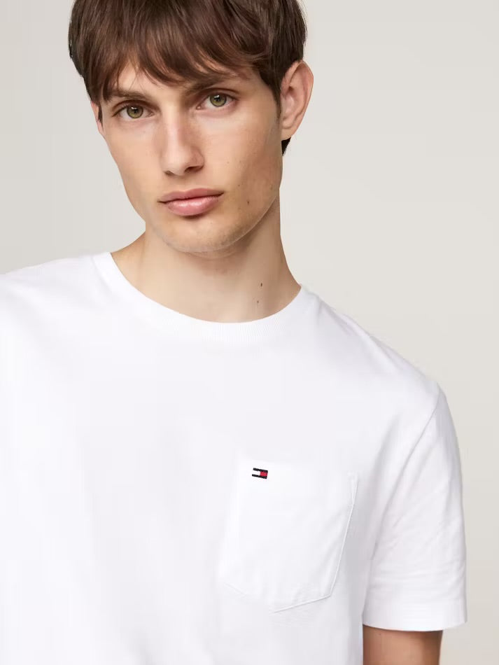 Tommy Hilfiger T-Shirt Pocket Blanca