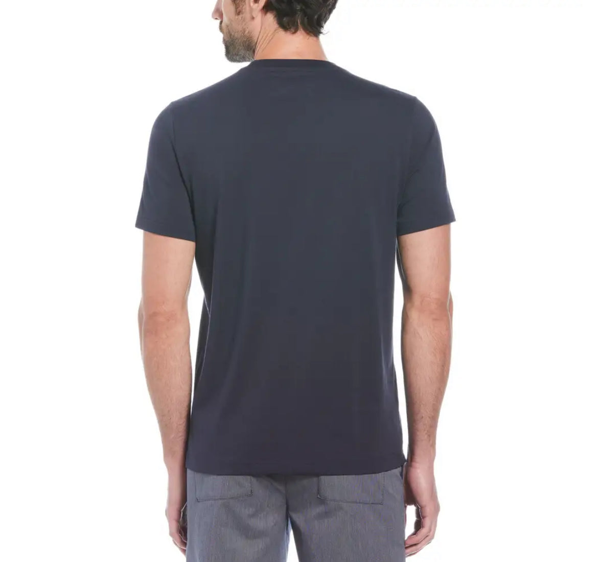 Penguin T-Shirt Pocket Moda Dark Sapphire