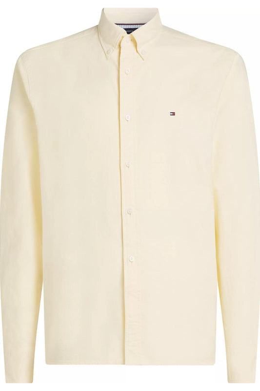 Tommy Hilfiger Oxford Manga Larga Citronella