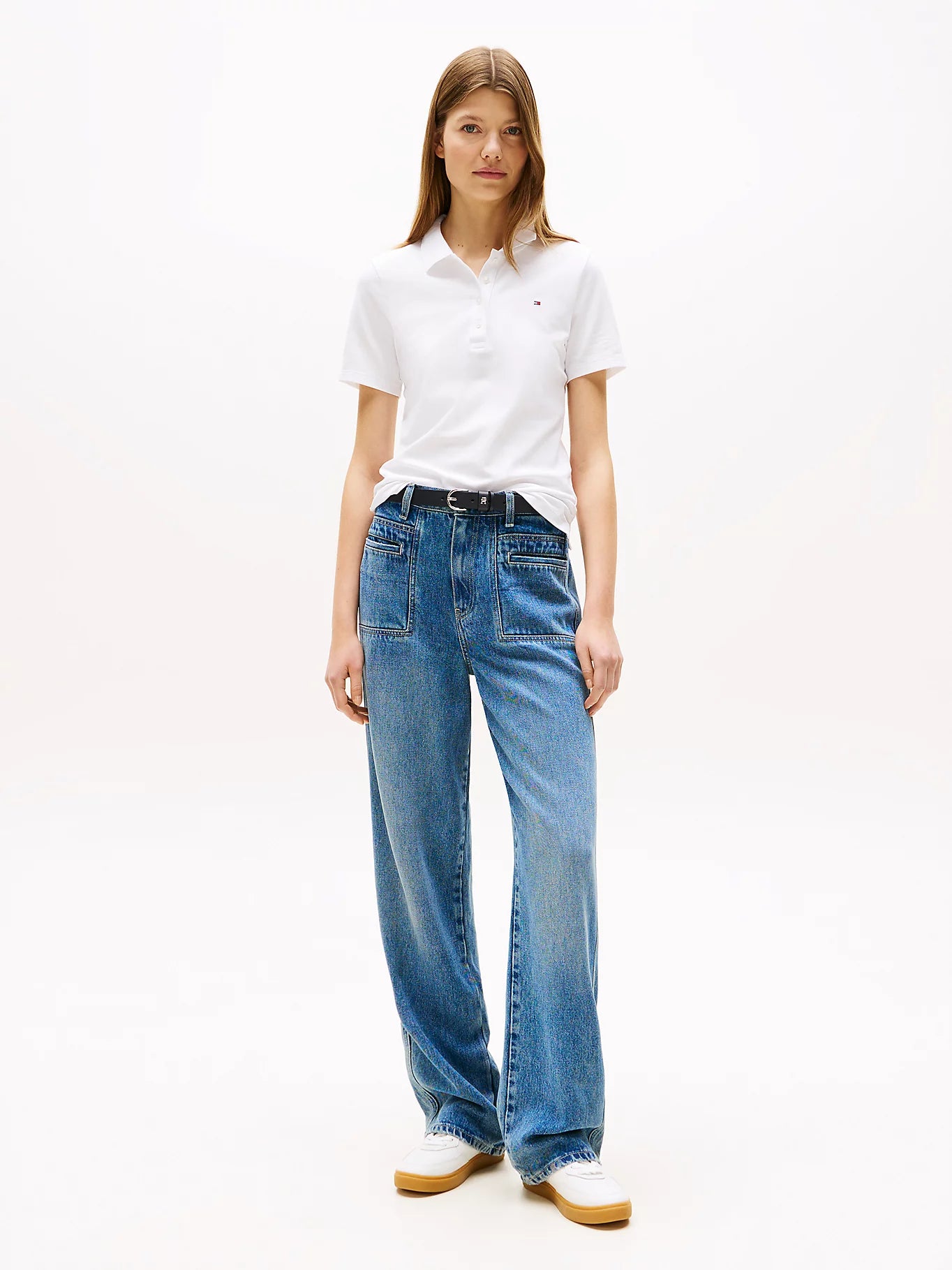 Tommy Hilfiger Blusa Tipo Polo White