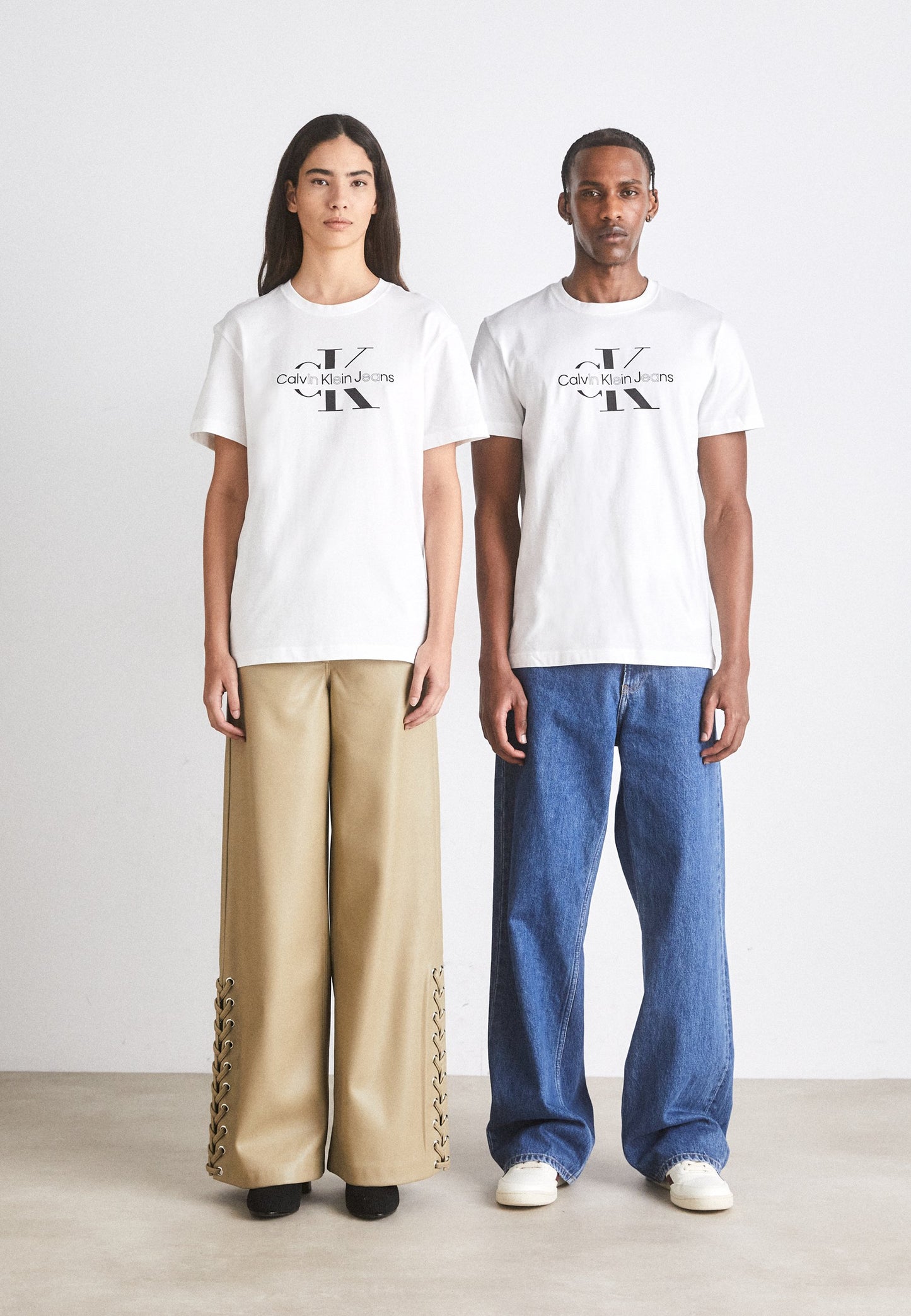 Calvin Klein T-Shirt Logo Grande Bright White
