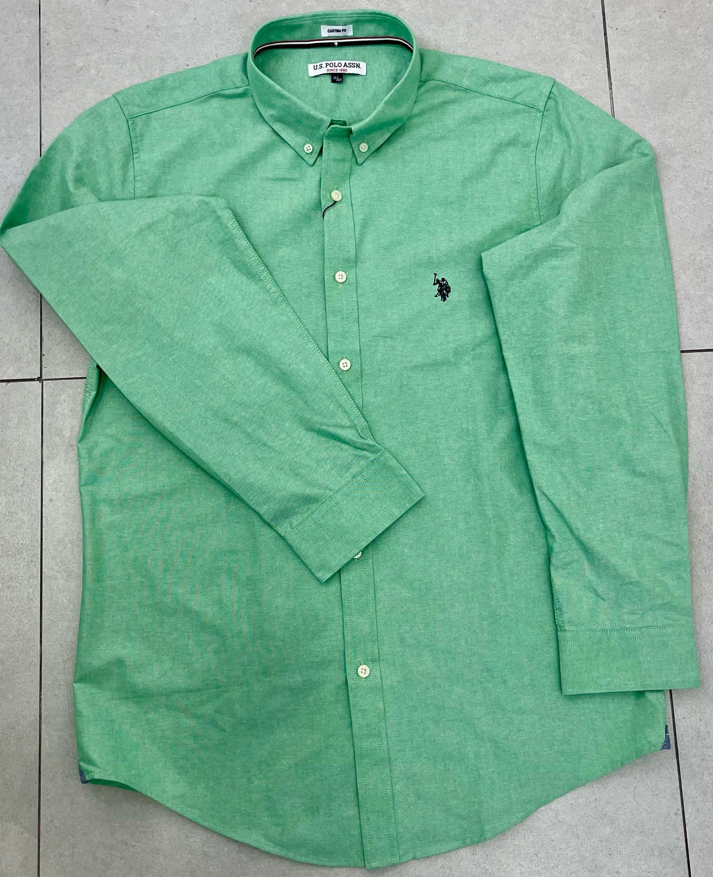 Us Polo Shirt Green Regular Fit