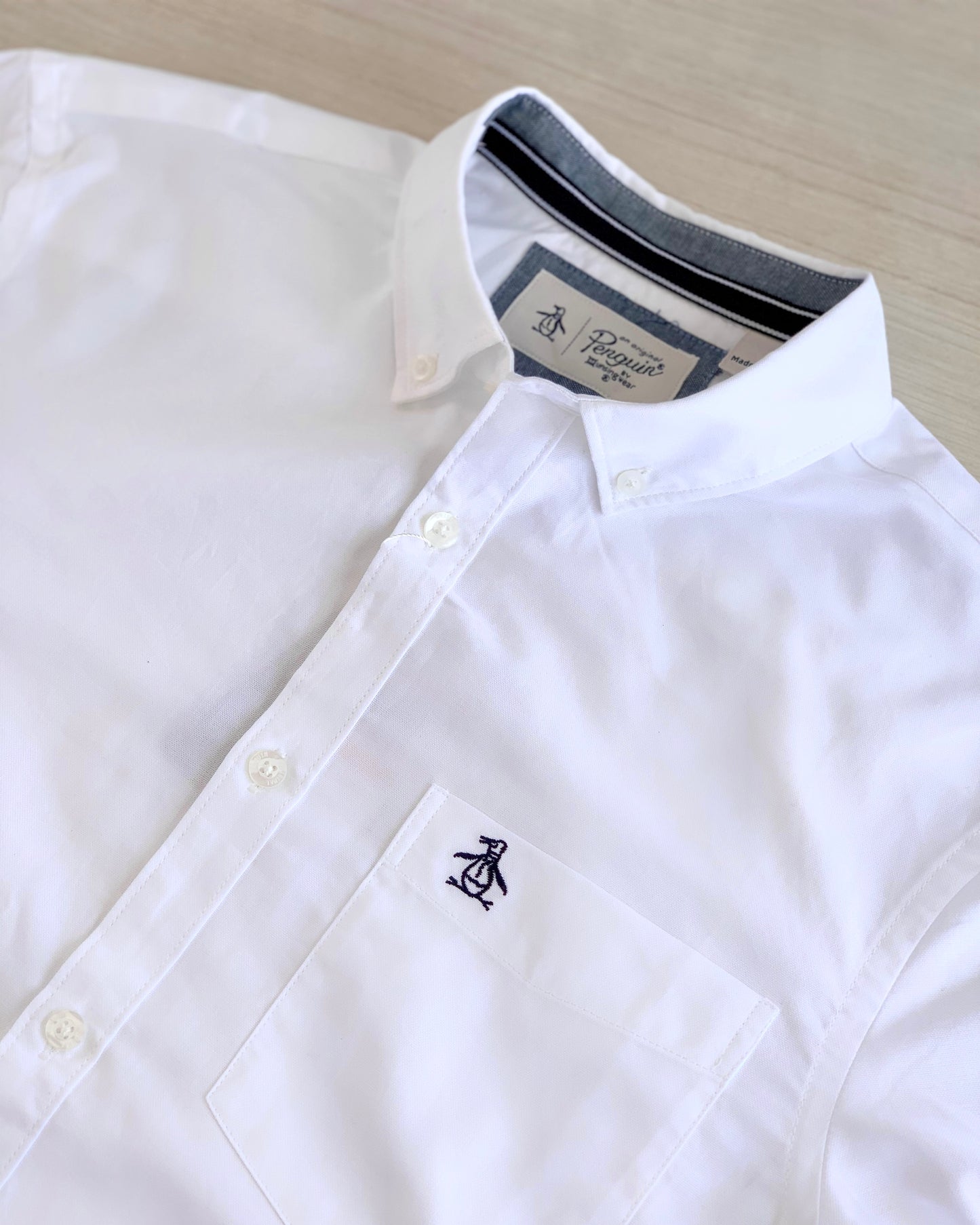 Penguin Manga corta Oxford Blanco