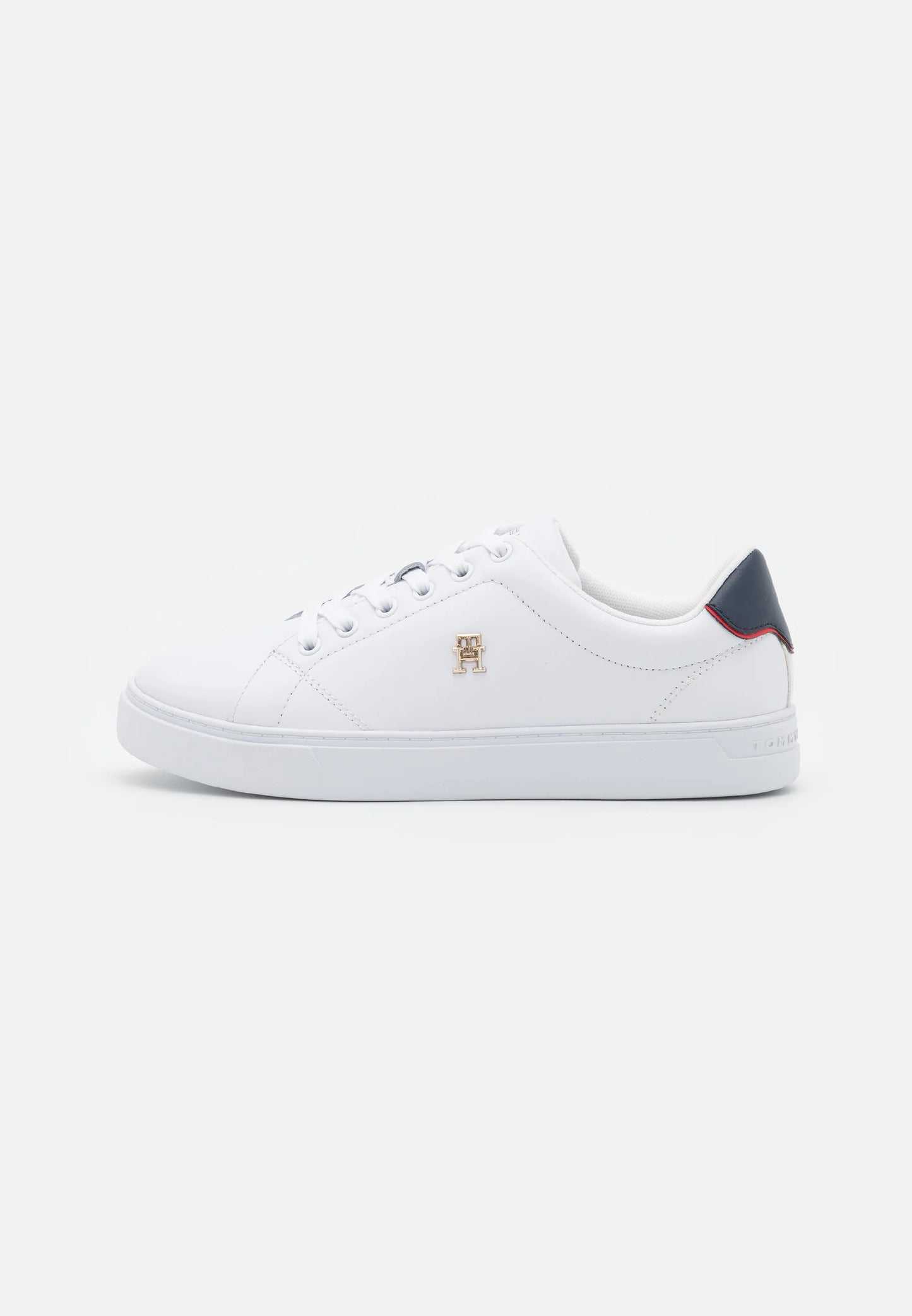 Tommy sneaker logo dorado