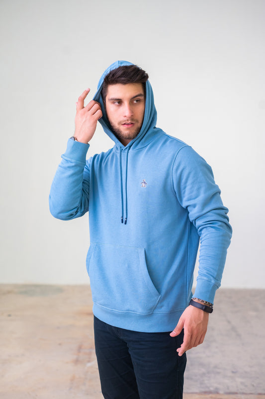 Penguin Hoodie Spring Lake blue