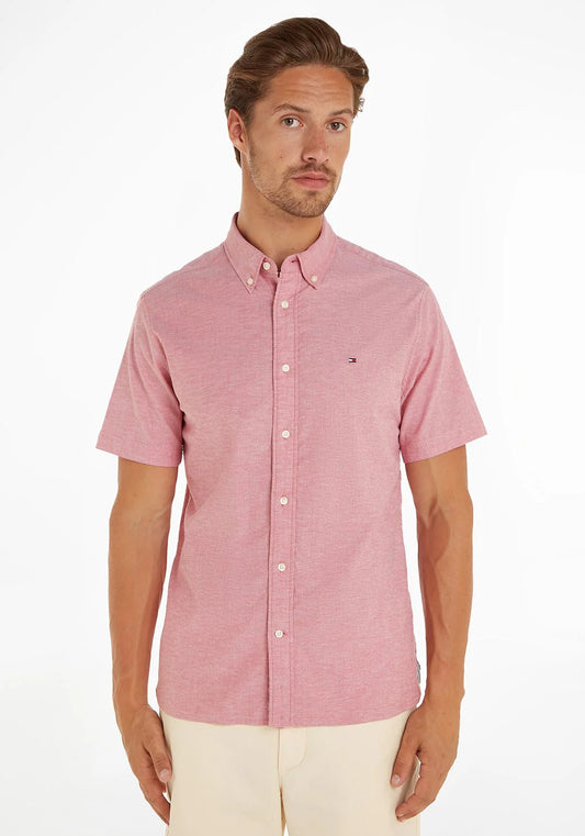 Tommy Hilfiger camisa Manga Corta Terra Red