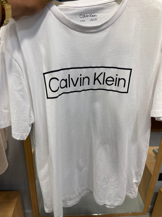 Calvin Klein white black logo