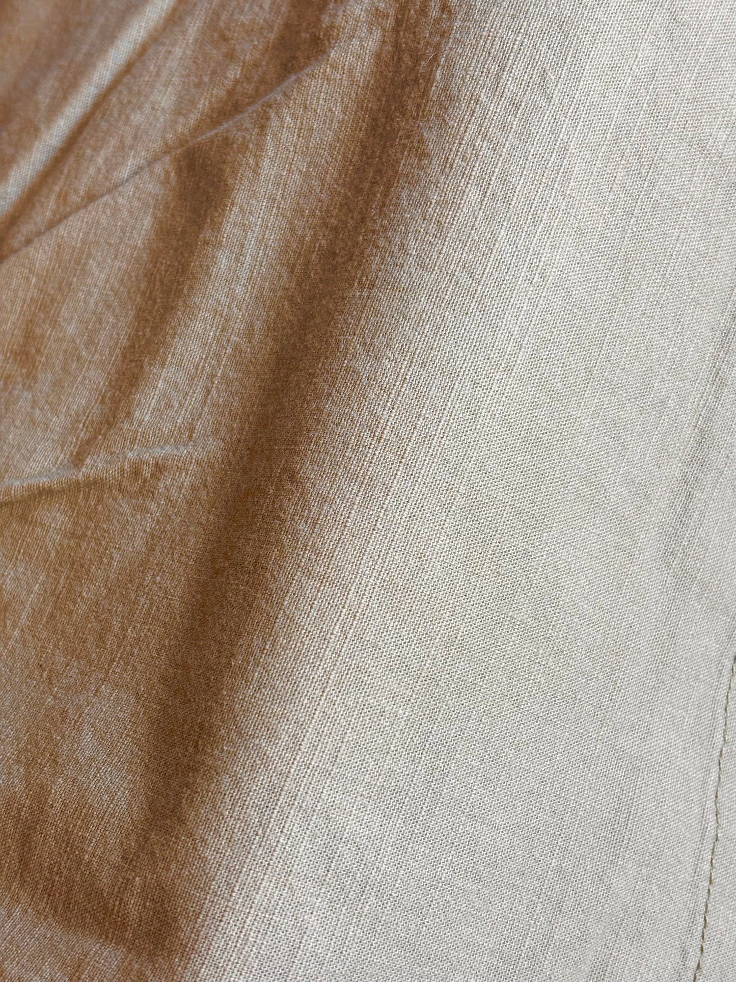 Us Polo Short Casual Caballero Lino Khaki