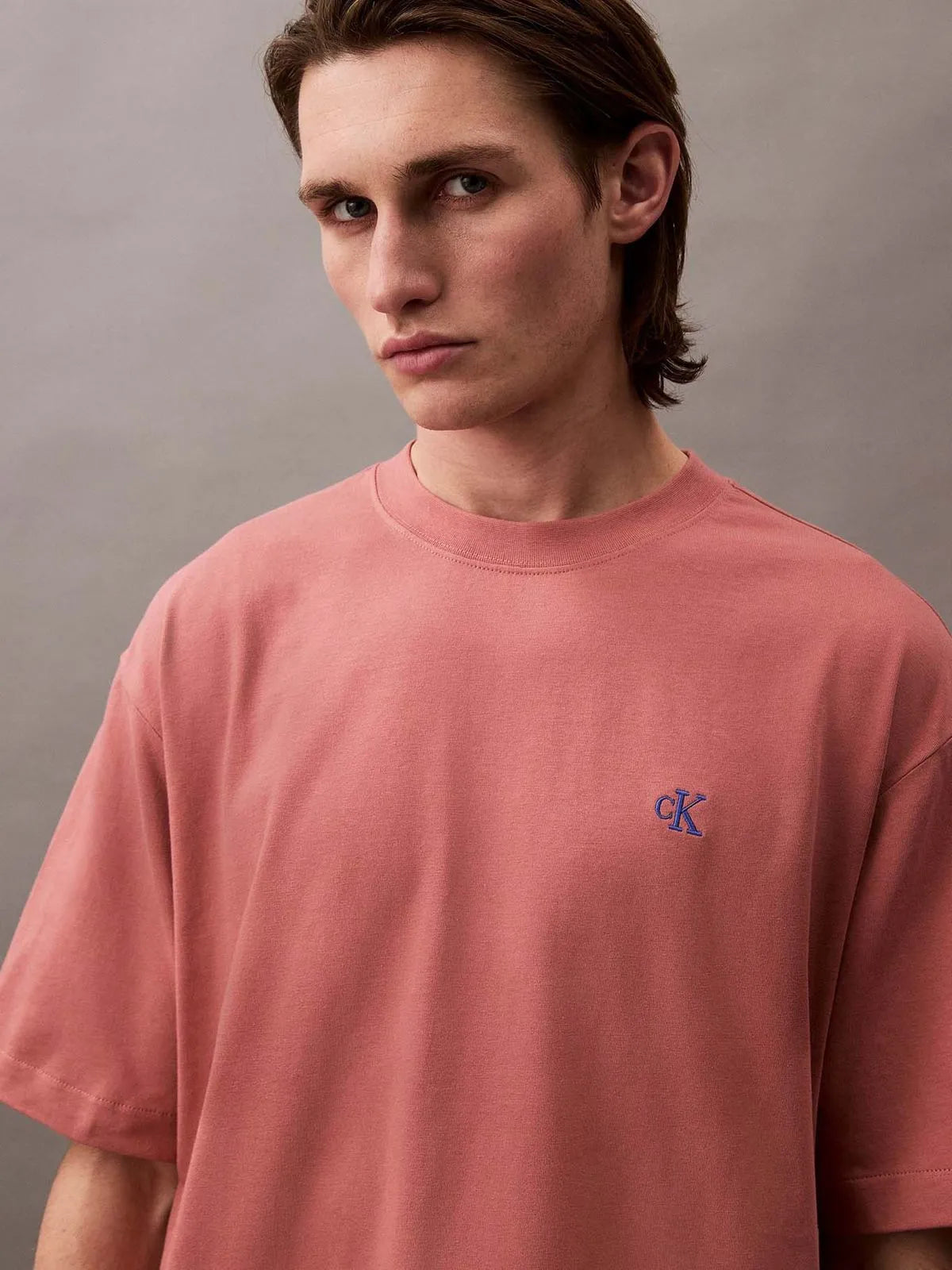 Calvin Klein T-Shirt Oversize Light Mahogany