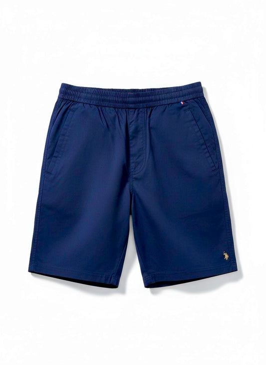 Us Polo Short Caballero Azul Navy Lino