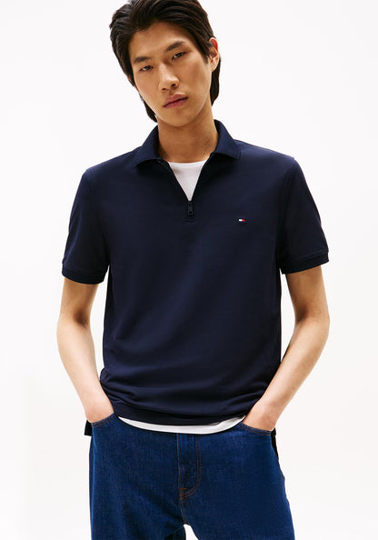 Tommy Hilfiger Tipo Polo Zipper Pique Desert Sky