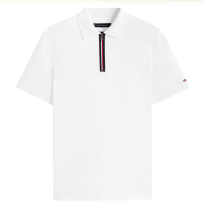 Tommy Hilfiger Tipo Polo Zipper Blanca