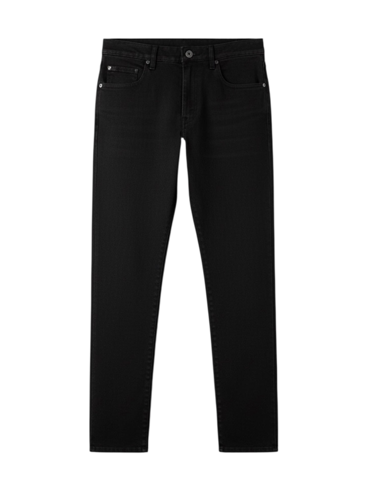 Manhattan Pantalón Casual 5 Pocket Tencel Slim Fit Negro