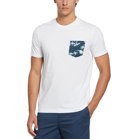 Penguin T-Shirt Pocket Diseño Blanca