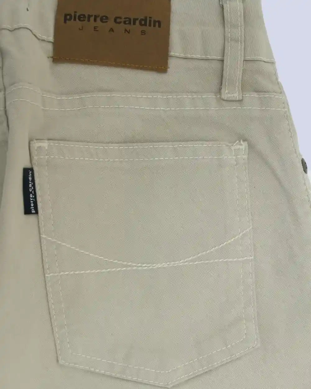 Pierre Cardin Pantalon Dama Recto Tiro Alto Beige