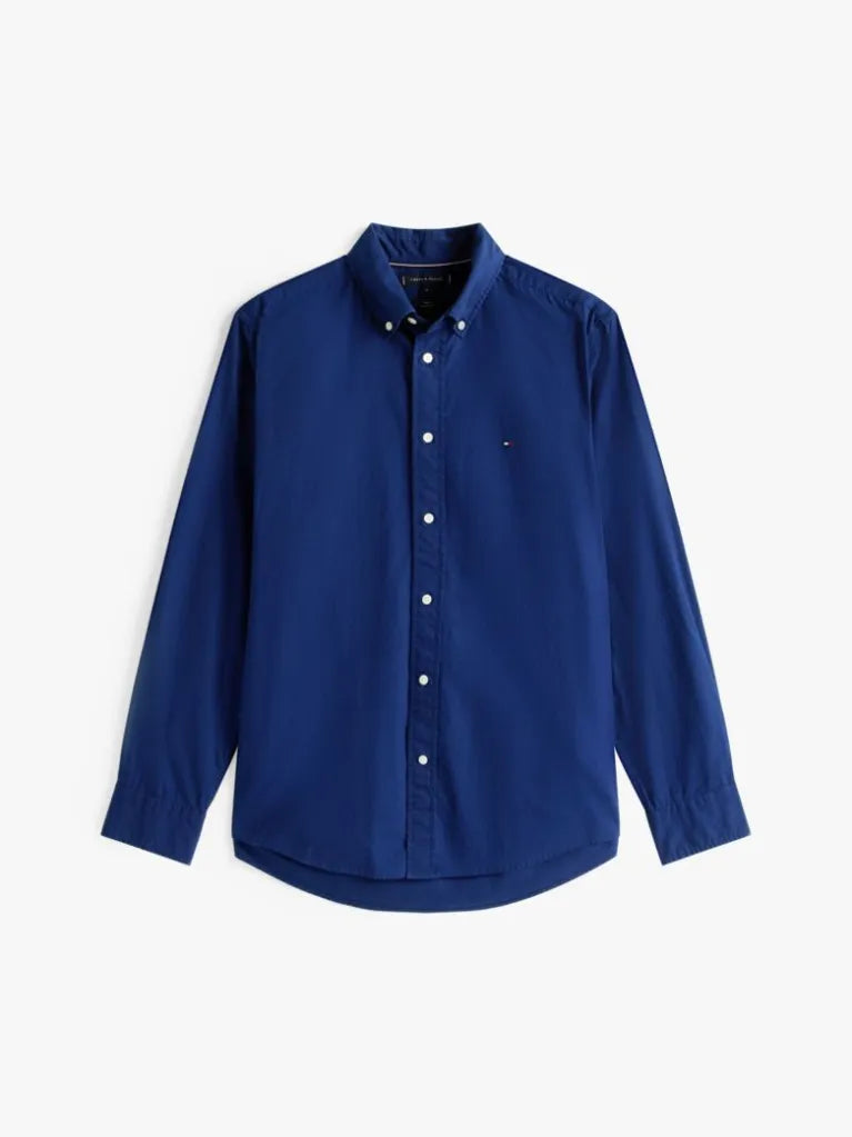Tommy Hilfiger Camisa Manga Larga Flex Preppy Navy