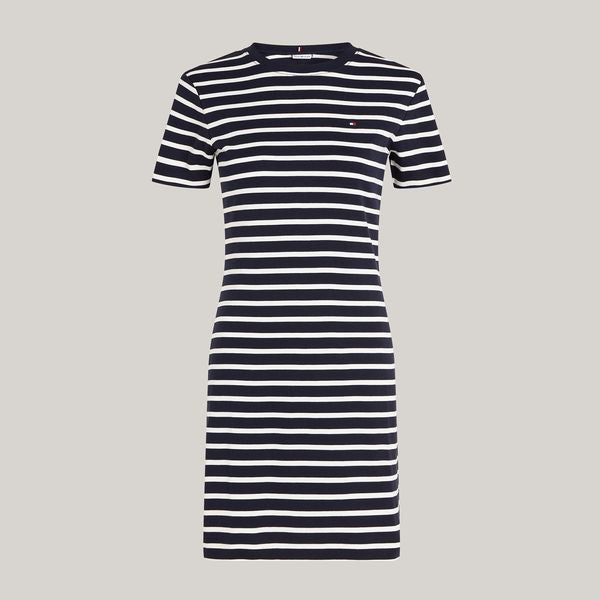 Tommy Hilfiger Vestido Dama Azul Navy Rayas
