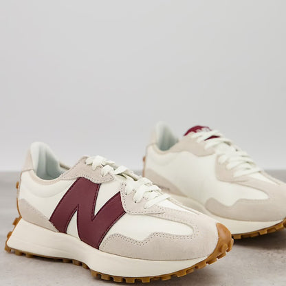 New Balance 327 Moonbeam Con Classic Burgundy Dama
