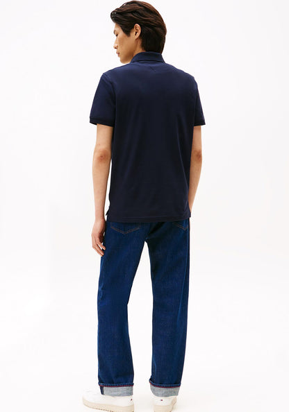 Tommy Hilfiger Tipo Polo Zipper Pique Desert Sky